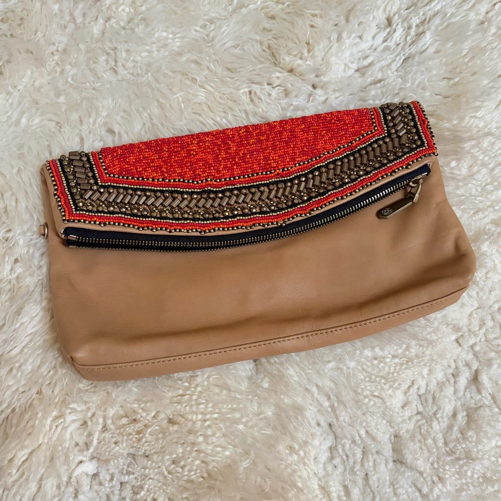 Vince Camuto Bessy Beaded Clutch Bag
